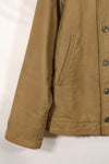 1940s size 38 WWII US Navy N-1 deck jacket, used.
