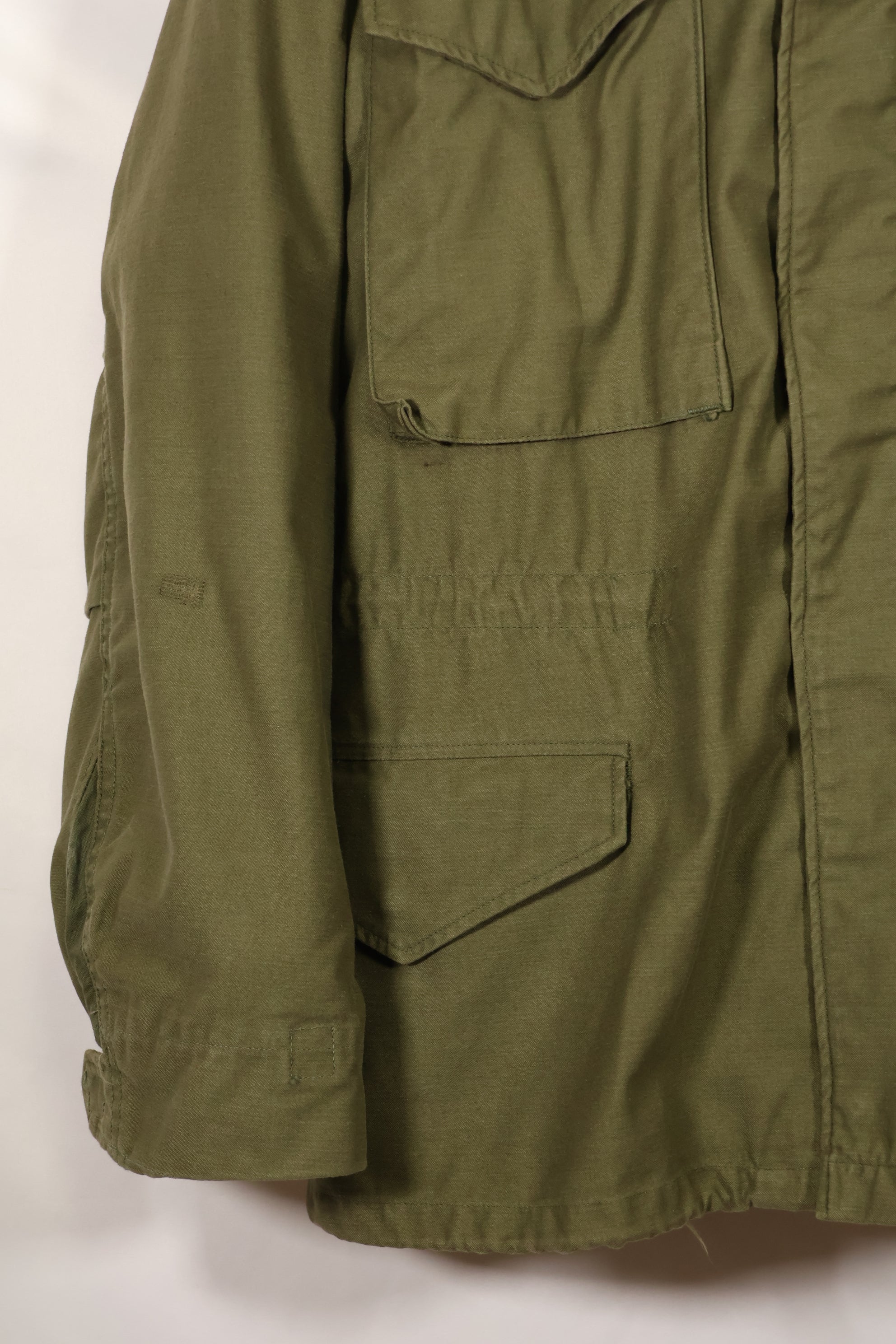 1969 Contract S-S U.S. Army M65 Field Jacket 2nd Model Aluminum Zipper Used