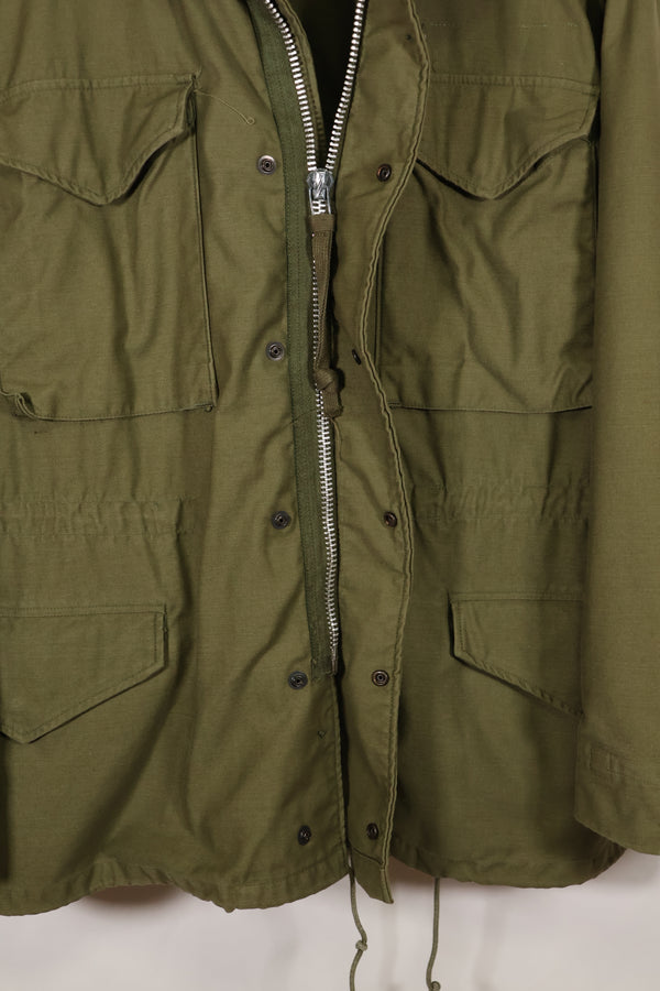 1969 Contract S-S U.S. Army M65 Field Jacket 2nd Model Aluminum Zipper Used