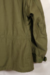1969 Contract S-S U.S. Army M65 Field Jacket 2nd Model Aluminum Zipper Used