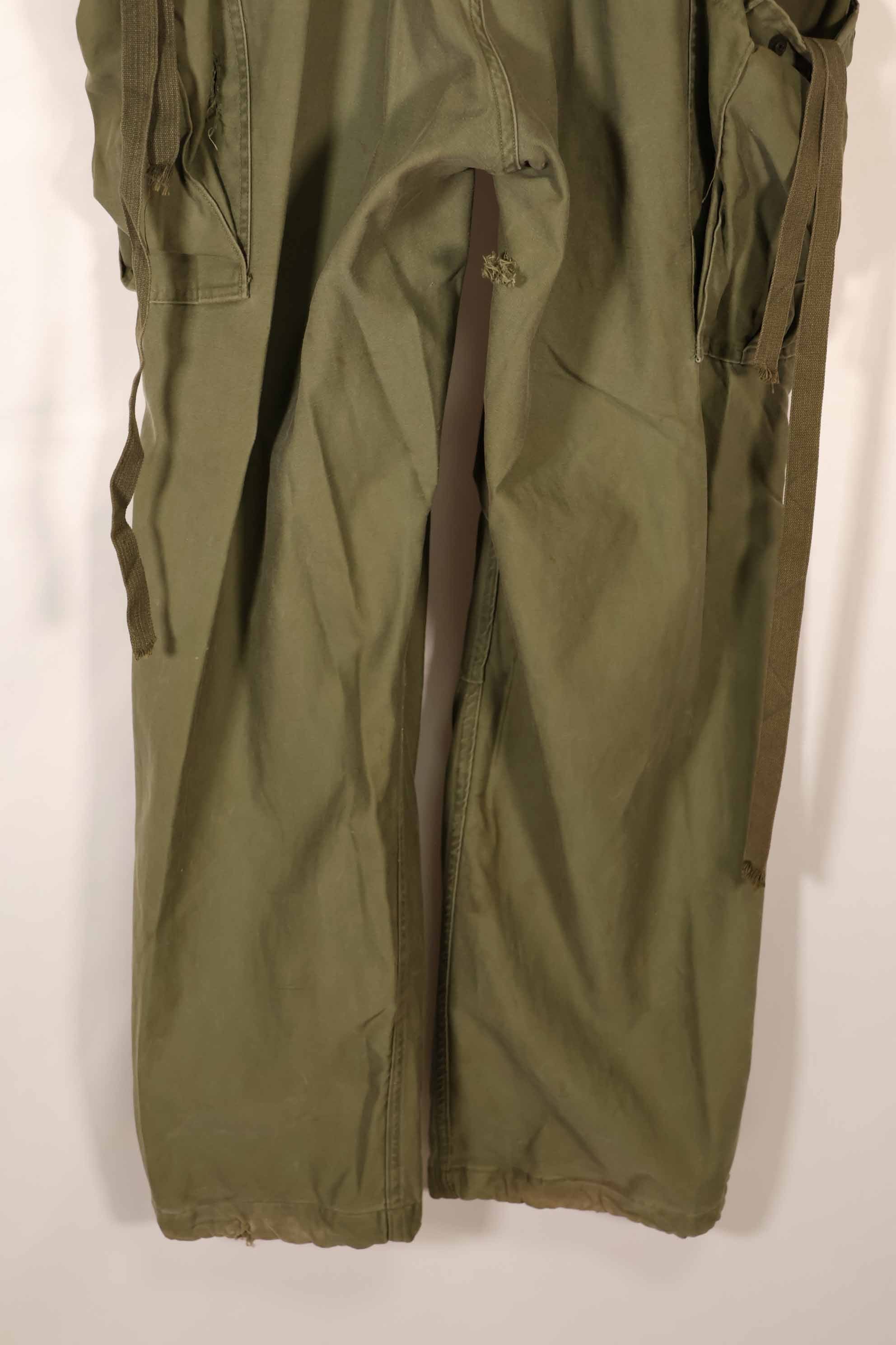 Real 1950s U.S. Army M51 Cotton Field Pants, used.