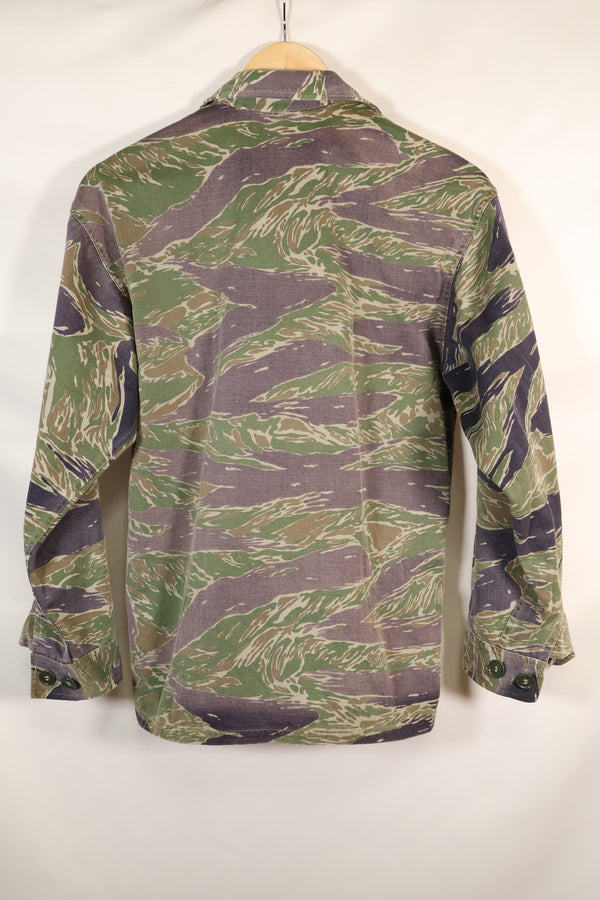 1960's semi A-L Japanese Silver Tiger Asian cut shirt, faded, used.