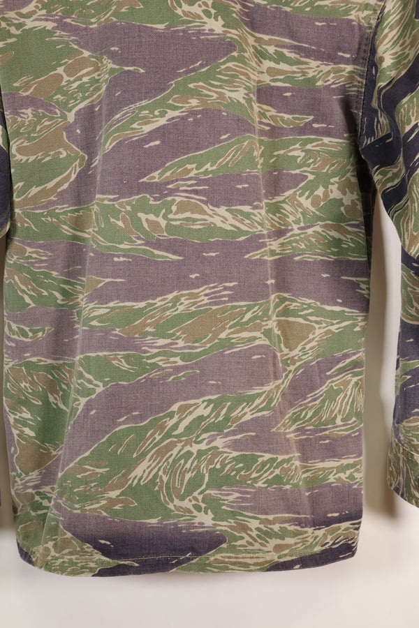 1960's semi A-L Japanese Silver Tiger Asian cut shirt, faded, used.