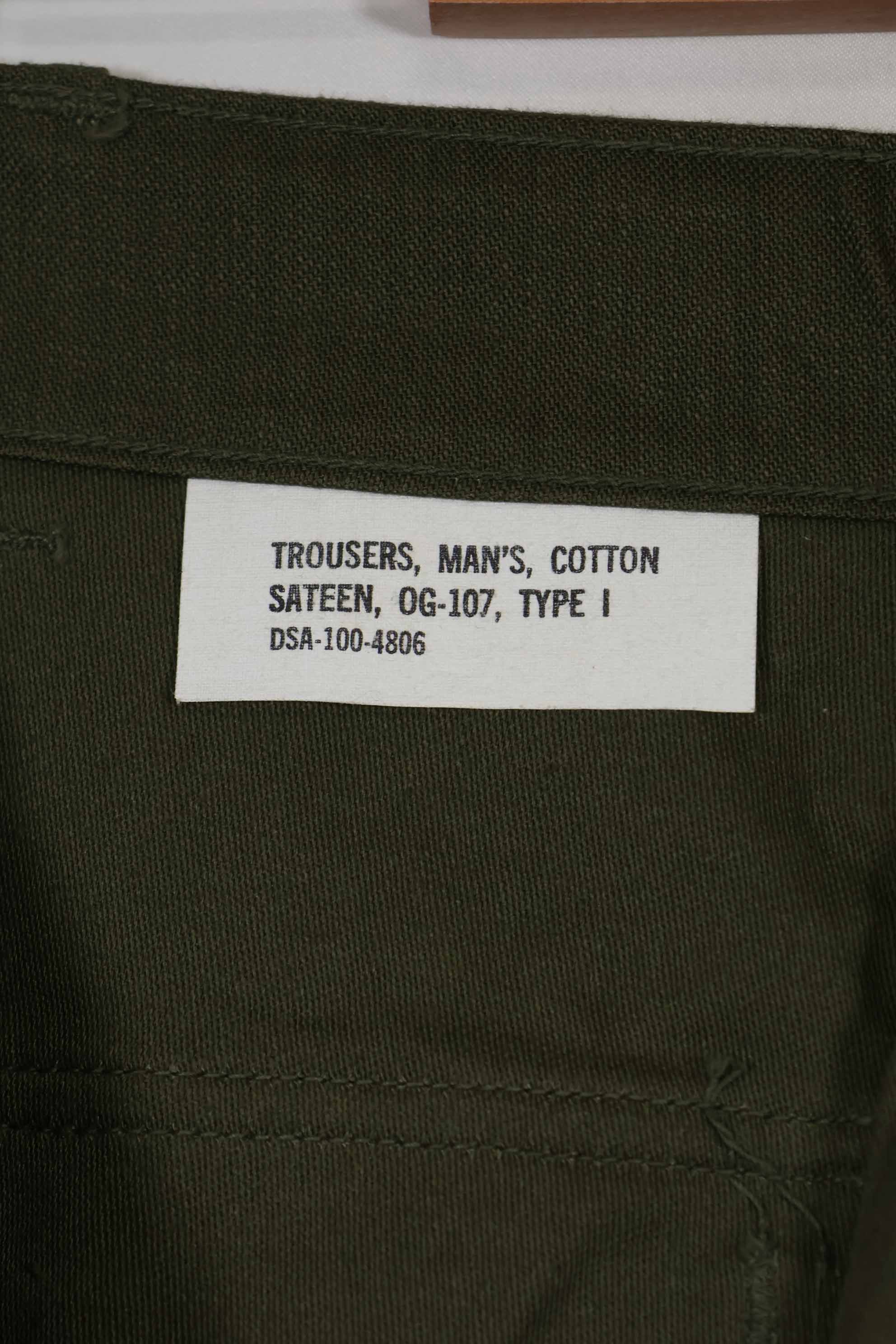 Deadstock OG-107 Utility Pants Baker Pants 34X29