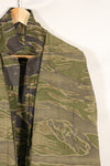 1970s South Vietnamese Marine Corps Tiger Stripe Shirt VNMC Late Ripstop Pattern Used
