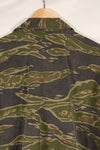 1970s South Vietnamese Marine Corps Tiger Stripe Shirt VNMC Late Ripstop Pattern Used