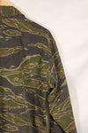 1970s South Vietnamese Marine Corps Tiger Stripe Shirt VNMC Late Ripstop Pattern Used