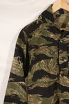 Real US-S Okinawa Tiger Tiger Stripe US Cut Shirt Japanese Mainland Sewing Used