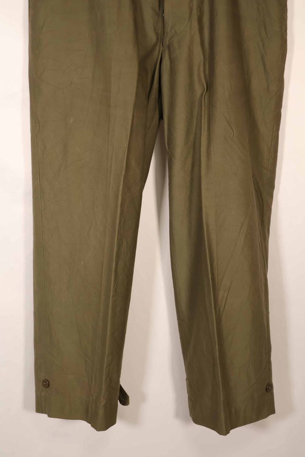 Real late 1940s - early 1950s M45 OD cotton field pants, used, good condition.