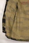 Real US-S Okinawa Tiger Tiger Stripe US Cut Shirt Japanese Mainland Sewing Used