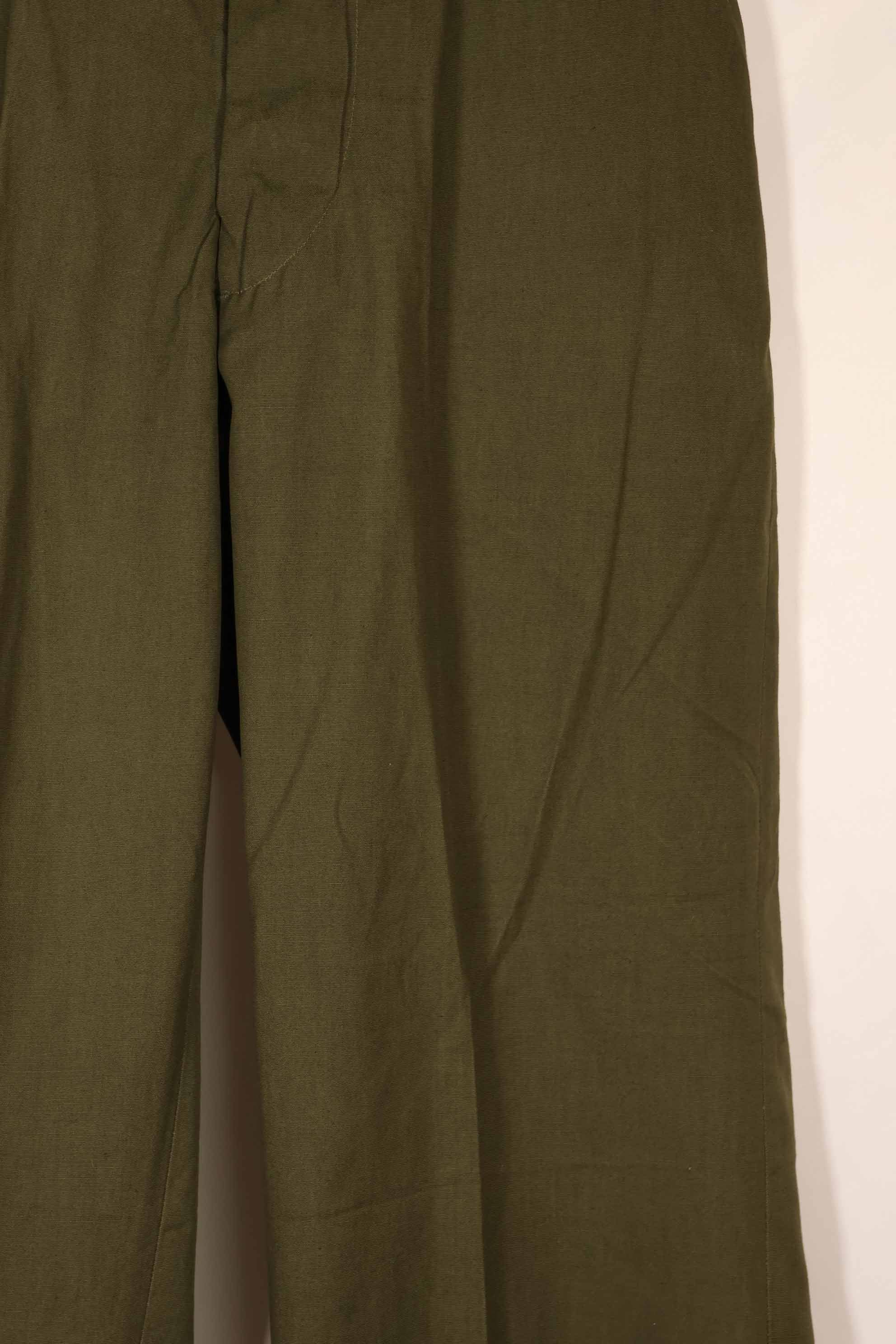 Real late 1940s - early 1950s M45 OD cotton field pants, almost unused, used.