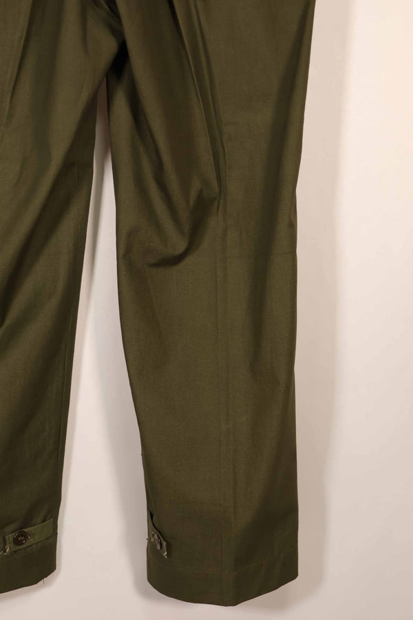 Real late 1940s - early 1950s M45 OD cotton field pants, almost unused, used.