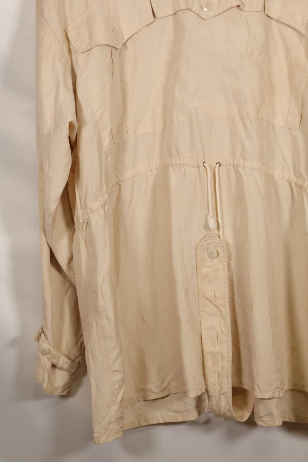 1940s German Army mountain soldier anorak parka, snow camouflage, good condition, used.