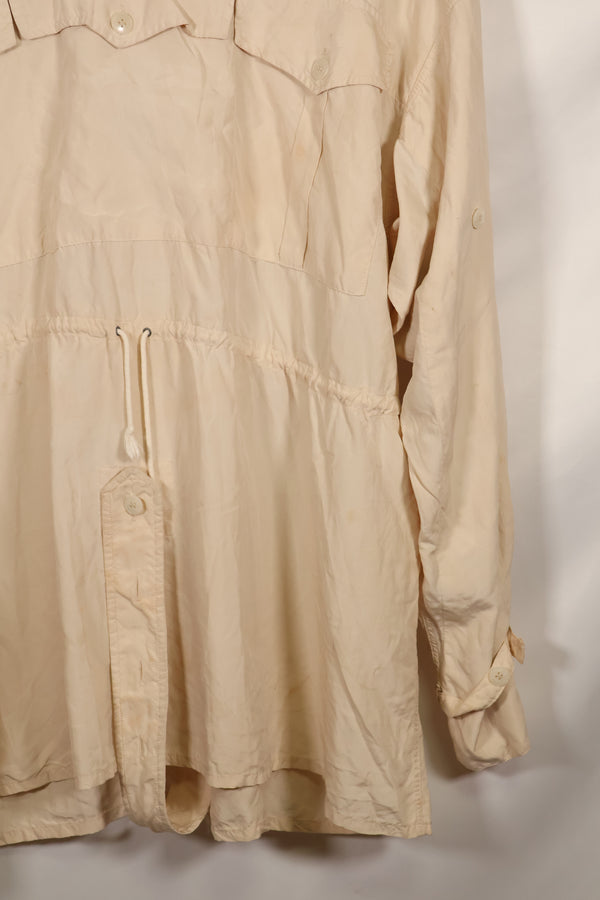 1940s German Army mountain soldier anorak parka, snow camouflage, good condition, used.
