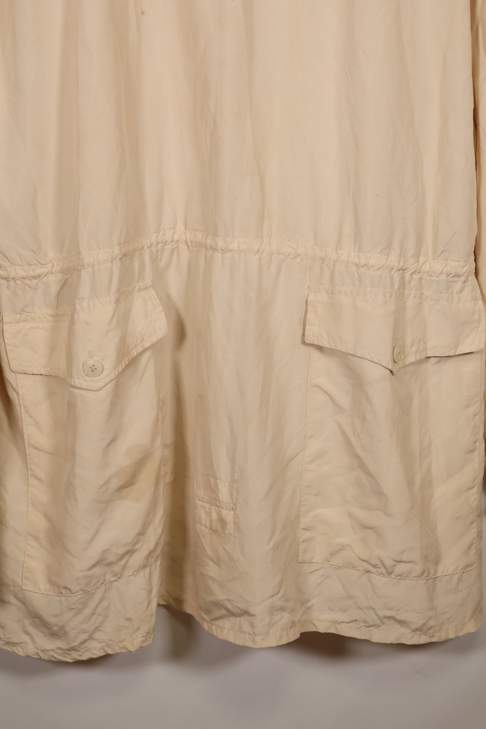 1940s German Army mountain soldier anorak parka, snow camouflage, good condition, used.