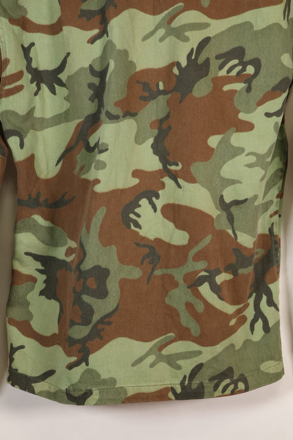 1960s South Vietnam ARVN Green Leaf Camouflage Shirt, used.