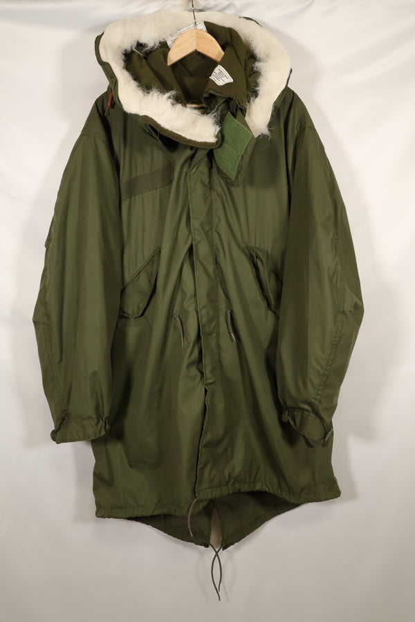 1983 Contract SMALL US Army M65 Field Parka, fishtail, good condition, used.