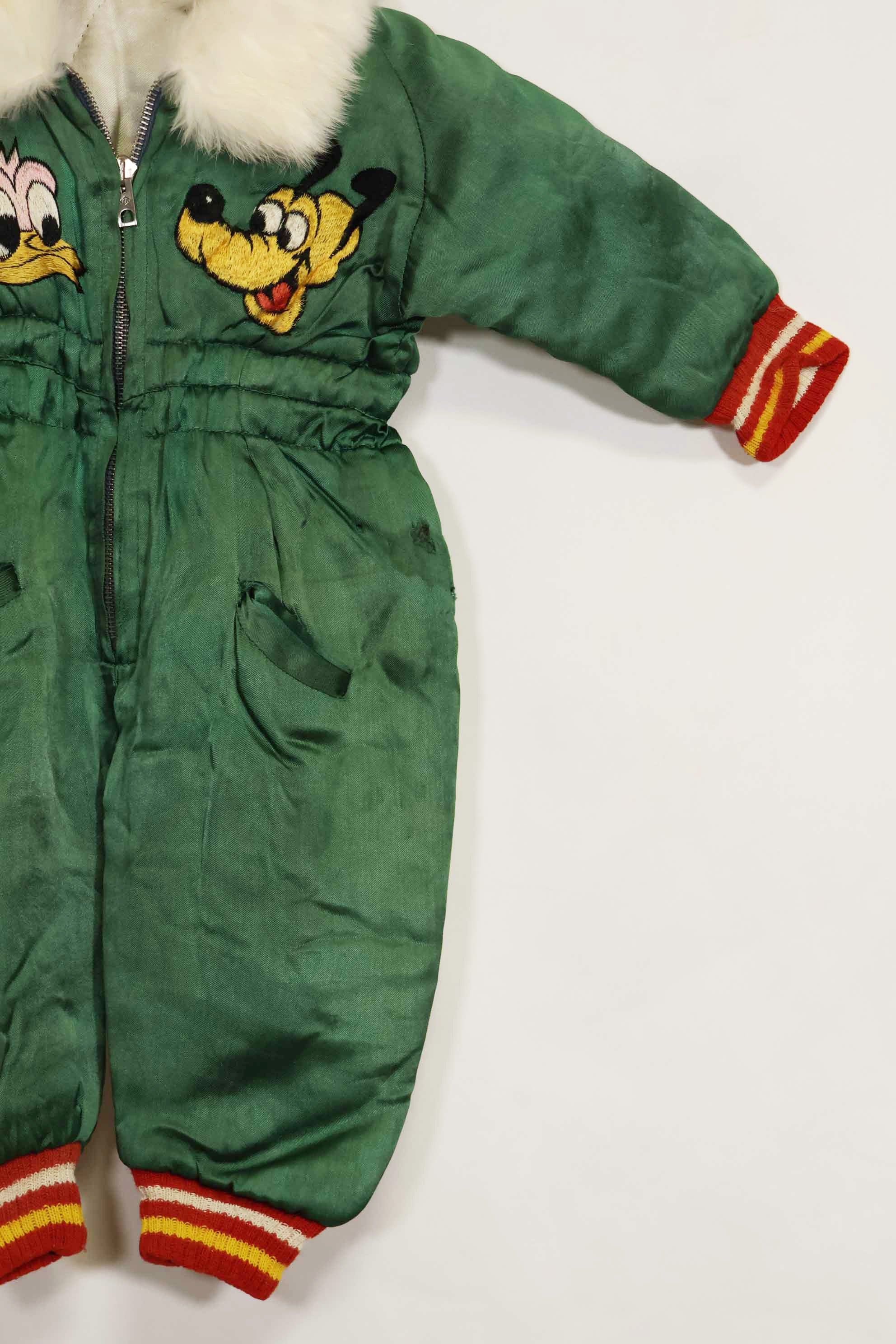 1950s Japanese souvenir for U.S. soldiers, children's flight suit with tiger, unused.