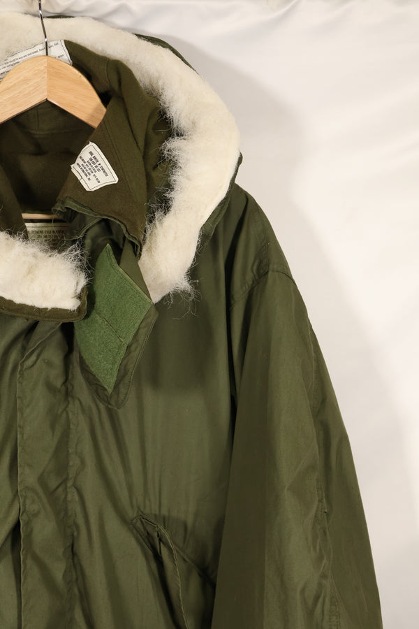 1983 Contract SMALL US Army M65 Field Parka, fishtail, good condition, used.