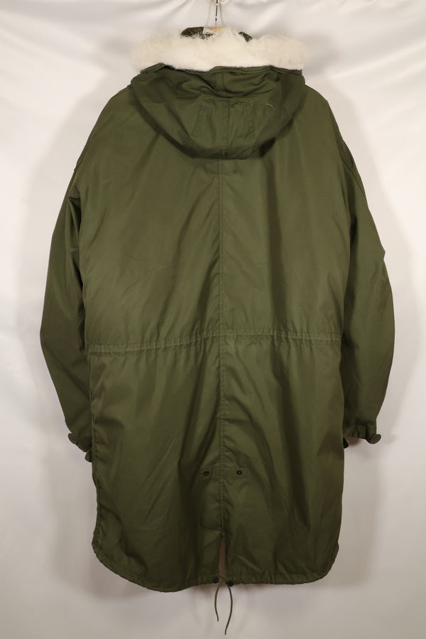 1983 Contract SMALL US Army M65 Field Parka, fishtail, good condition, used.