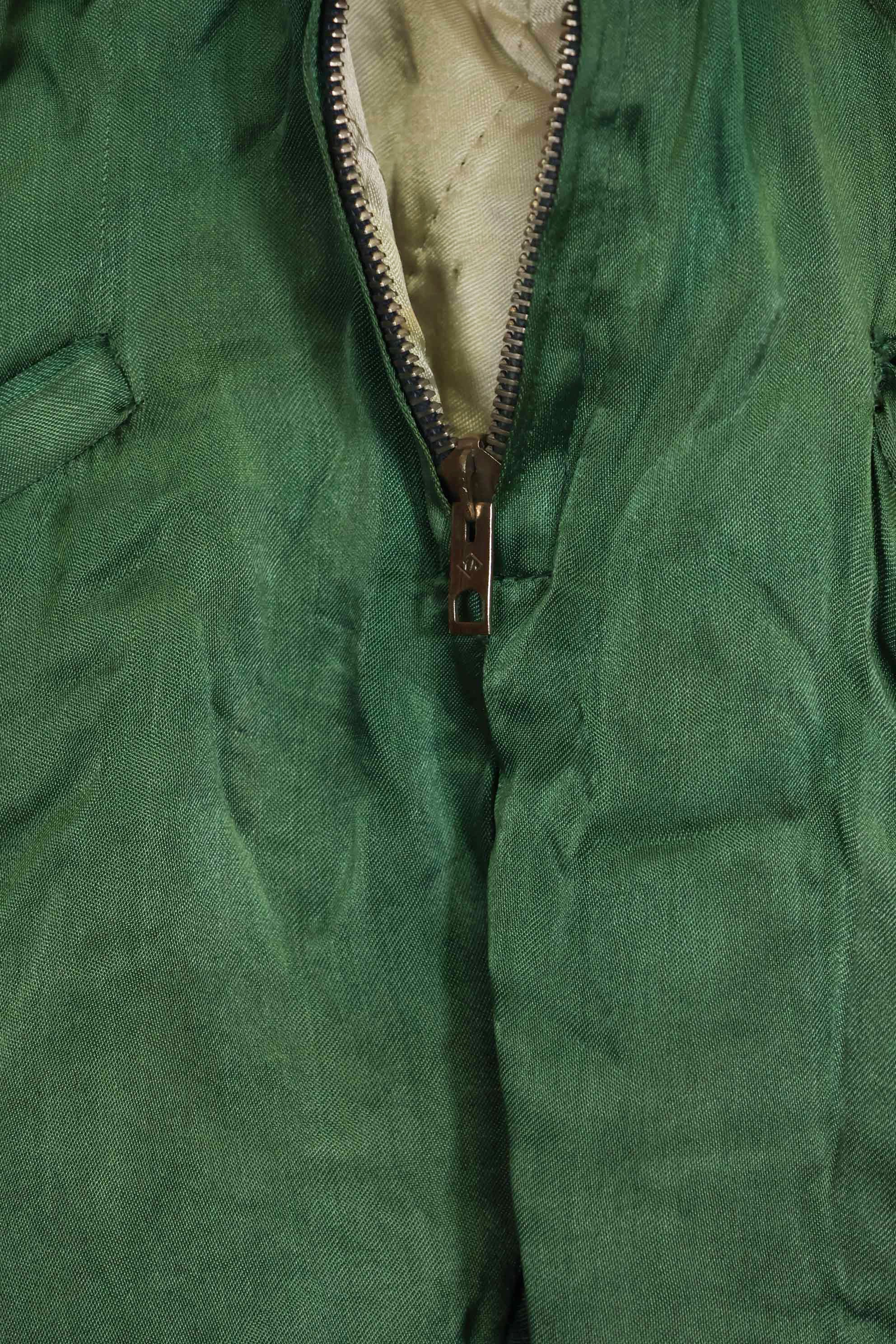 1950s Japanese souvenir for U.S. soldiers, children's flight suit with tiger, unused.