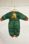 1950s Japanese souvenir for U.S. soldiers, children's flight suit with tiger, unused.