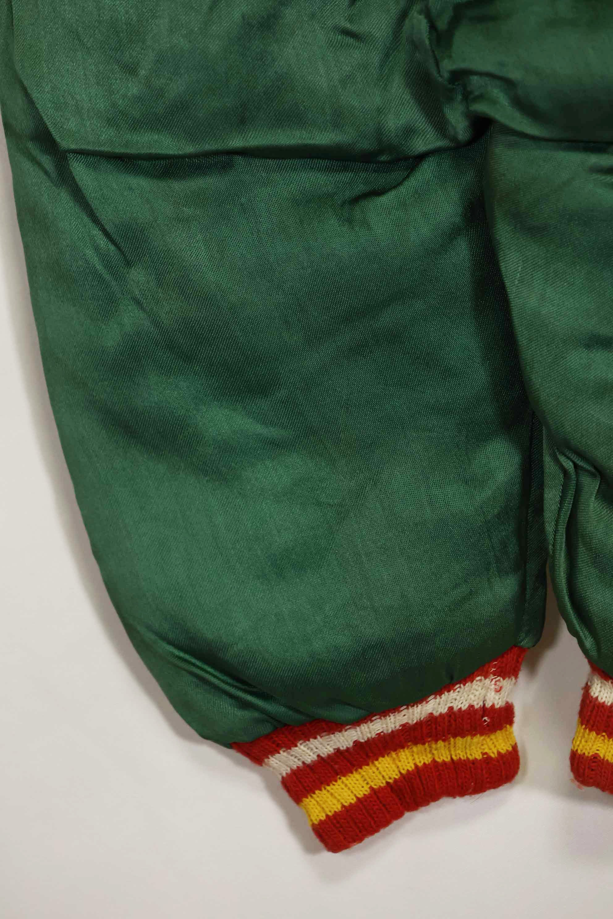 1950s Japanese souvenir for U.S. soldiers, children's flight suit with tiger, unused.