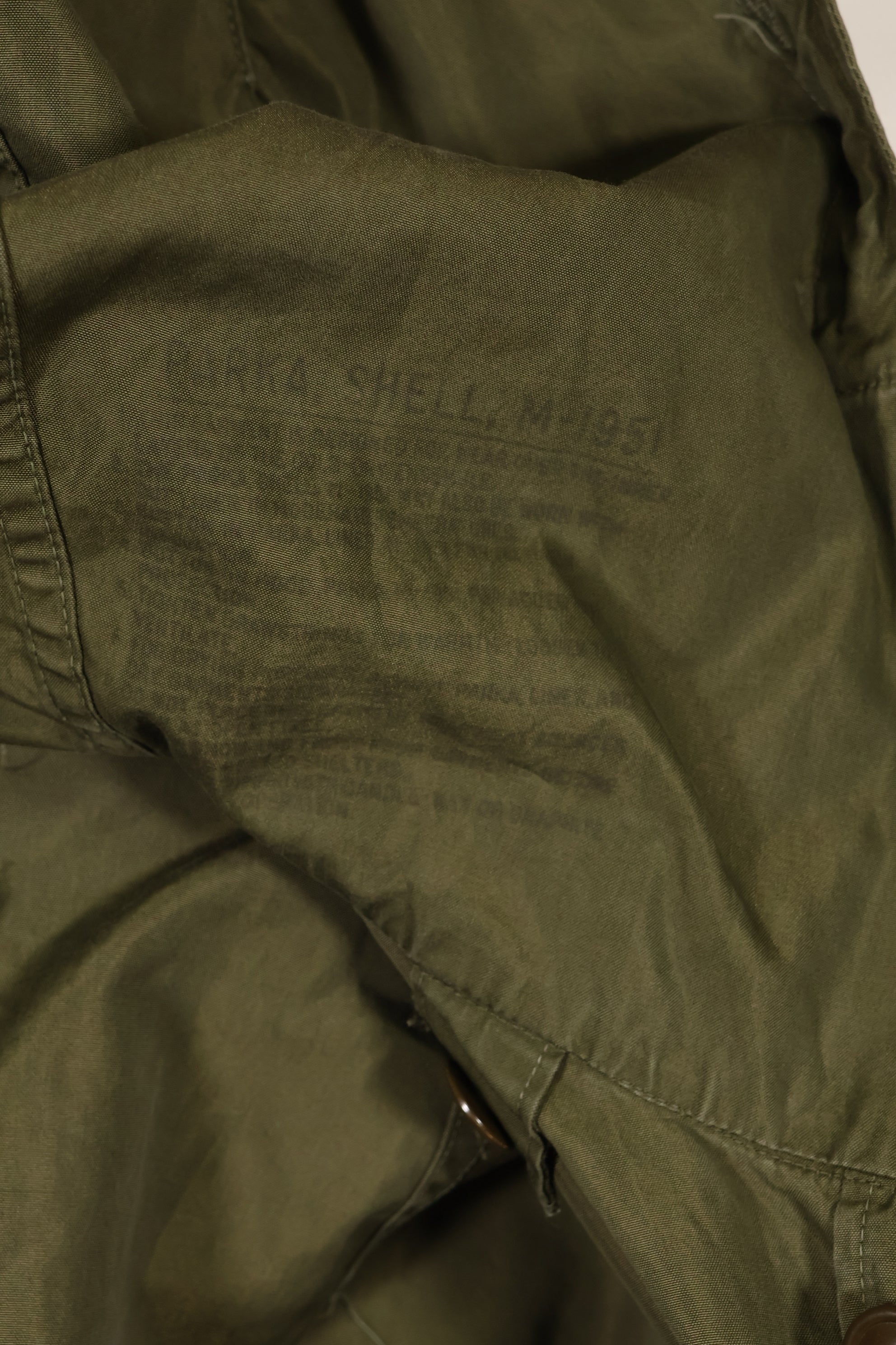 Early 1950s MEDIUM US Army M51 Field Parka, shell only, used.