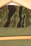 Late 1960s, Size M, Late War Lightweight, Dark-Colored, Tiger-Stripe Shirt, Used