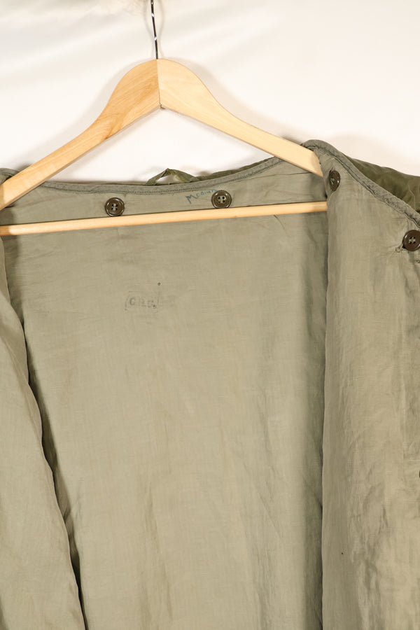 Early 1950s X-Large US Army M51 Field Parka Liner Set Fishtail Parka Used