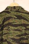 Late 1960s, Size M, Late War Lightweight, Dark-Colored, Tiger-Stripe Shirt, Used