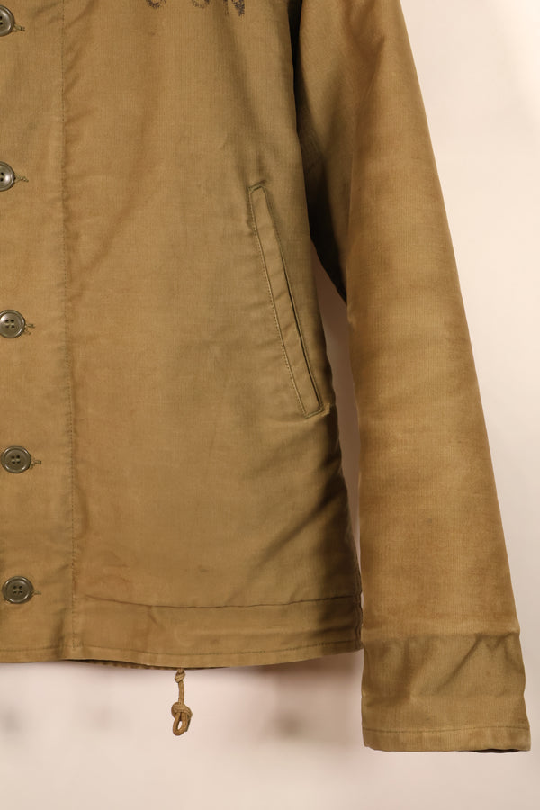 1950s Lot, Size 36–38, U.S. Navy N-1 Deck Jacket, CVA-62, Used
