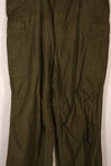 Real 1951 M51 cotton field pants, LARGE-LONG, used, faded.