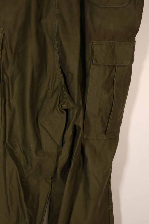 Real 1951 M51 cotton field pants, LARGE-LONG, used, faded.