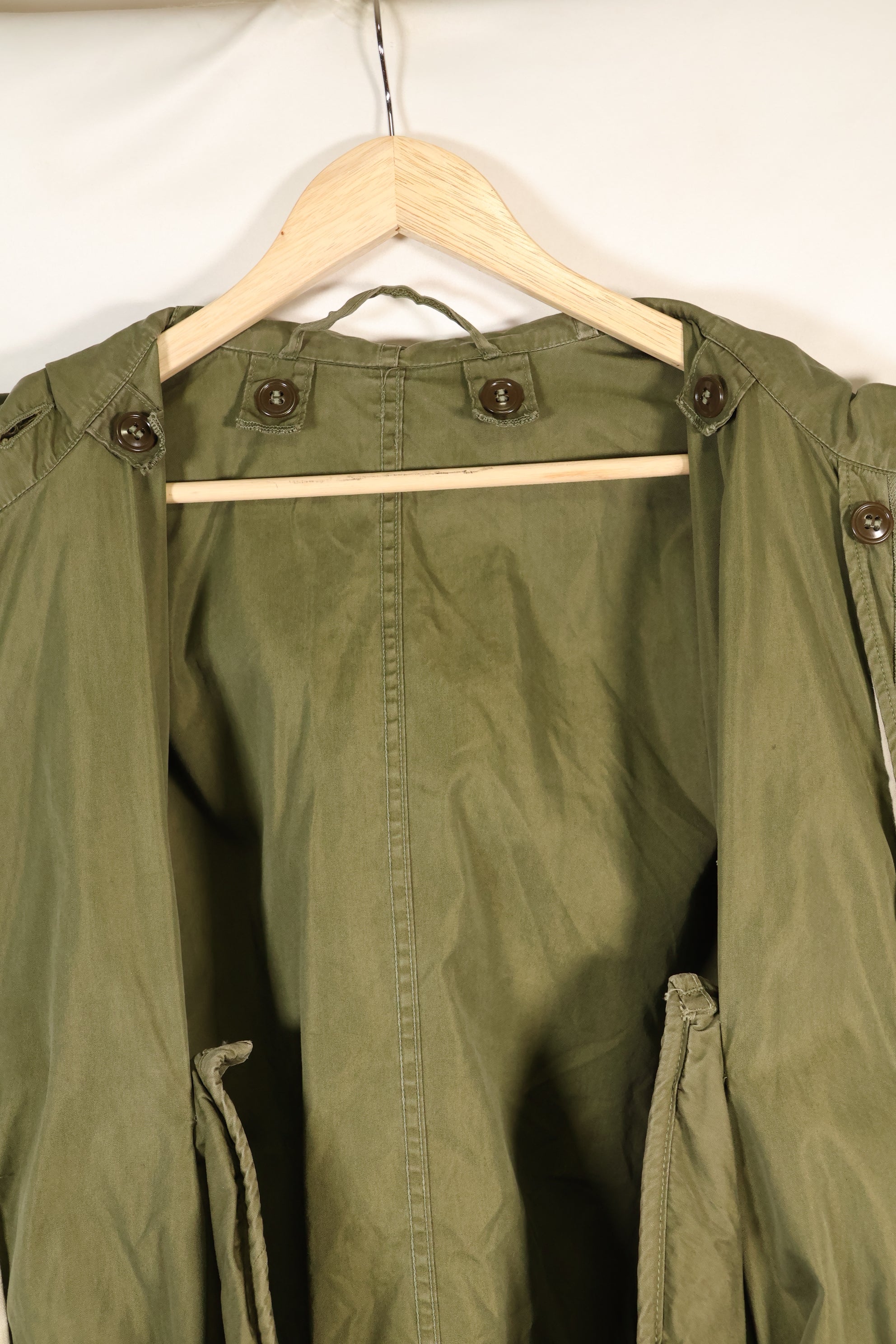 Early 1950s, estimated SMALL M51 Field Parka, liner set, mod parka, used.
