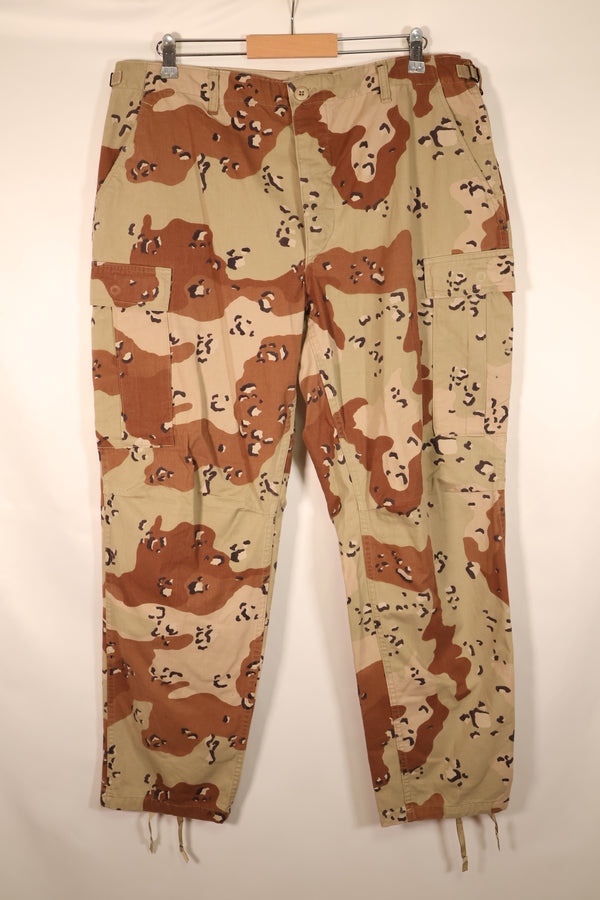 1990 Model—L-R—6C Desert Pattern—Chocolate Chip Camo—Pants—Faded—Used