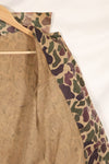 Early 1960s, faded, estimated A-L CIDG, beogum camouflage Asian cut shirt.