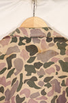Early 1960s, faded, estimated A-L CIDG, beogum camouflage Asian cut shirt.