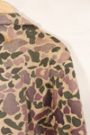 Early 1960s, faded, estimated A-L CIDG, beogum camouflage Asian cut shirt.