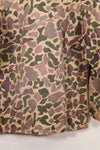 Early 1960s, faded, estimated A-L CIDG, beogum camouflage Asian cut shirt.