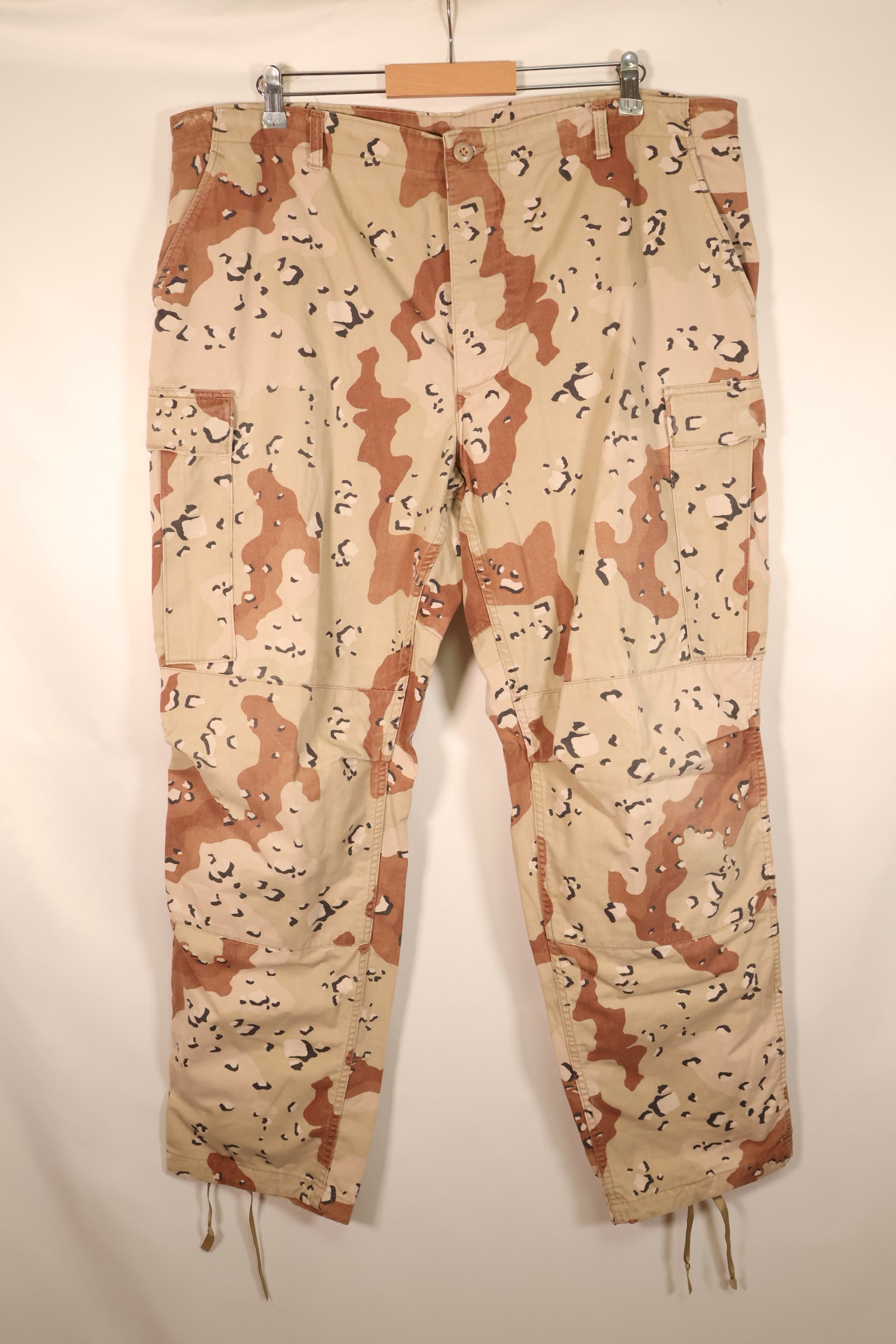 1986 Contract, Estimated Size XL, 6C Desert Pattern, Chocolate Chip Camo, Pants, Slightly Faded, Used
