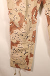 1986 Contract, Estimated Size XL, 6C Desert Pattern, Chocolate Chip Camo, Pants, Slightly Faded, Used