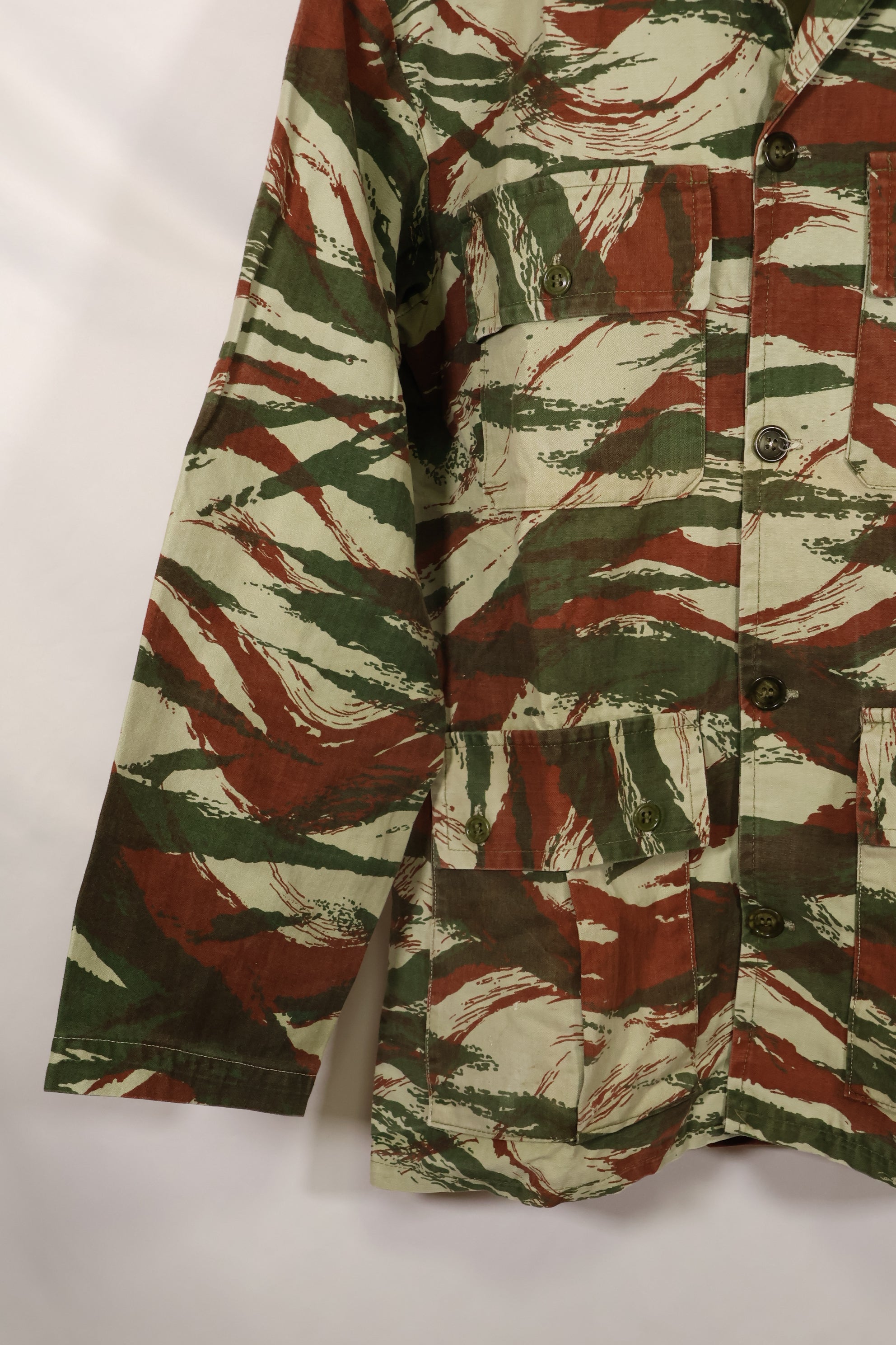 1960s-70s French Army Lizard Camouflage Hunting Jacket Civilian
