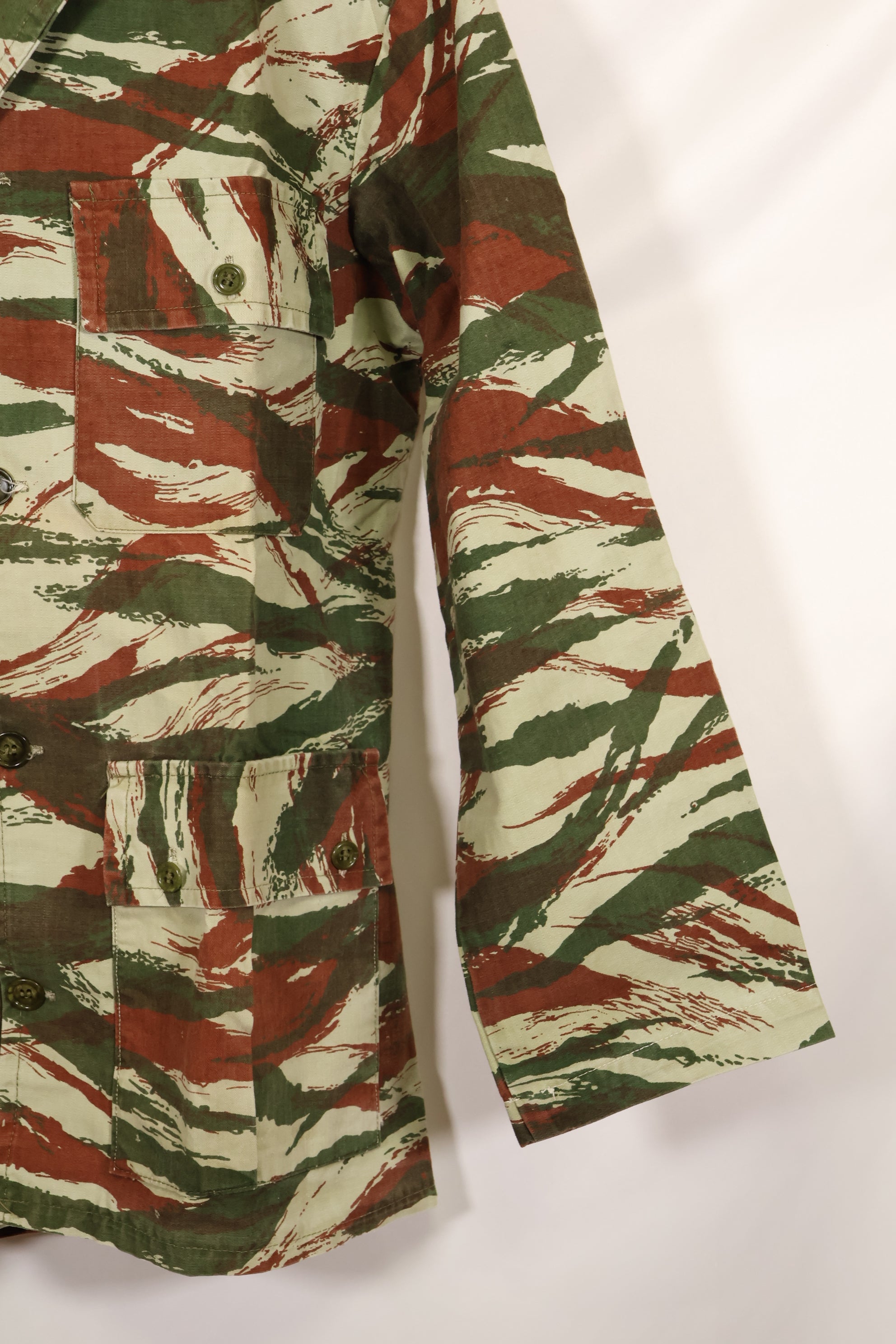 1960s-70s French Army Lizard Camouflage Hunting Jacket Civilian