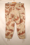 1986 Contract, Estimated Size XL, 6C Desert Pattern, Chocolate Chip Camo, Pants, Slightly Faded, Used