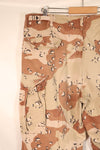 1986 Contract, Estimated Size XL, 6C Desert Pattern, Chocolate Chip Camo, Pants, Slightly Faded, Used