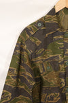 1970s South Vietnamese Marine Corps Tiger Stripe Shirt VNMC Late Ripstop Pattern Used