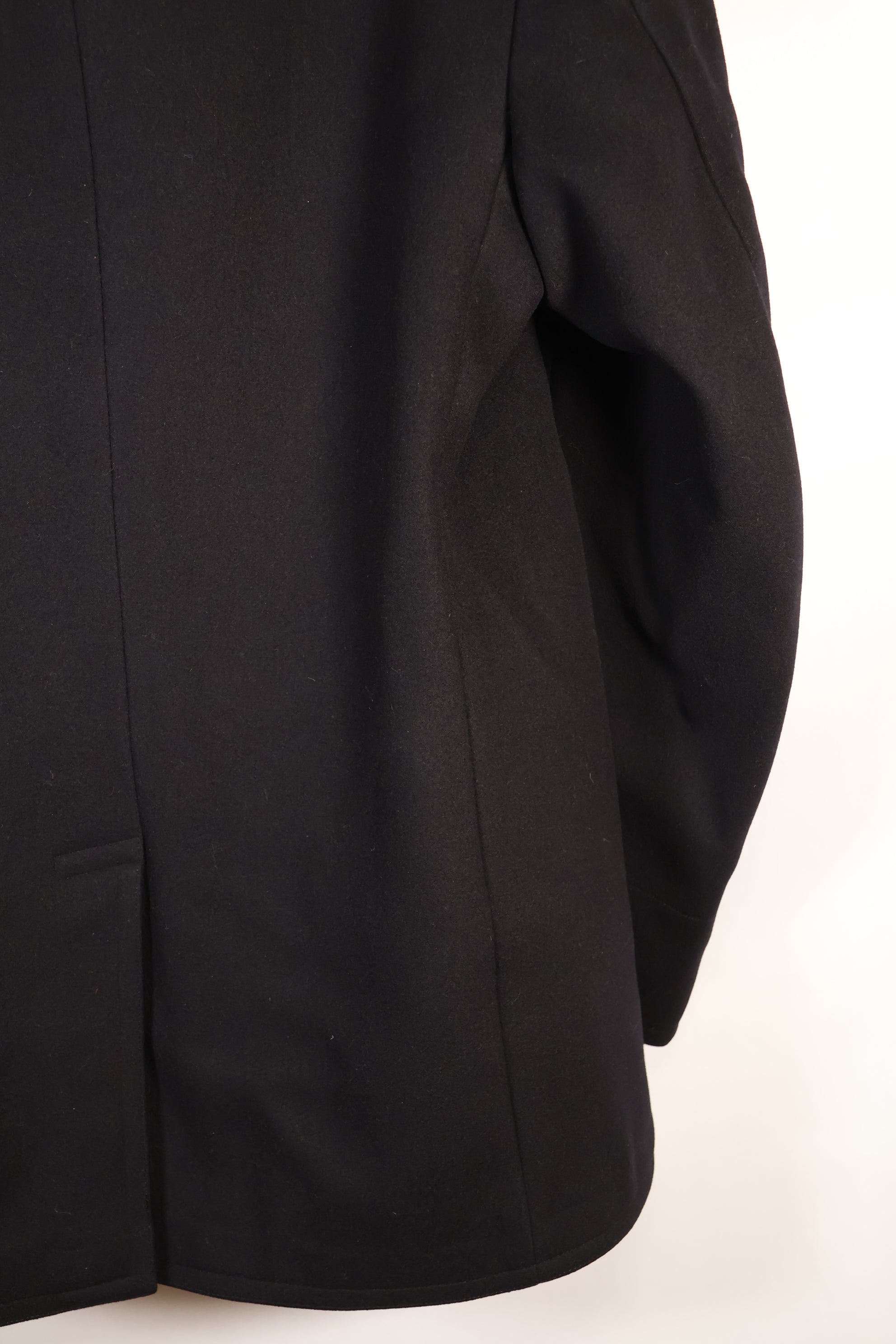 1940's estimated 38 approx. 10 buttons U.S. Navy pea coat in good condition A