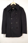 1940's estimated 38 approx. 10 buttons U.S. Navy pea coat in good condition B