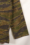 1970s South Vietnamese Marine Corps Tiger Stripe Shirt VNMC Late Ripstop Pattern Used